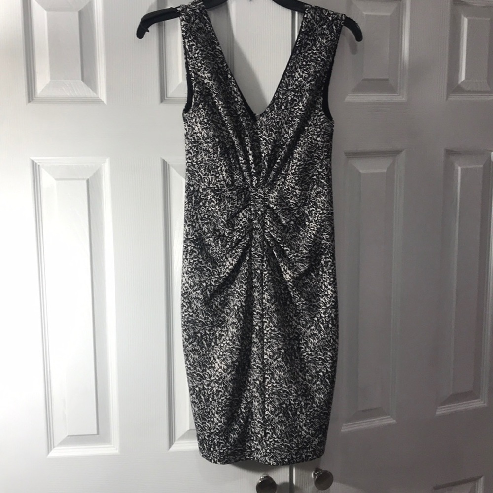 Express Black and White Dress